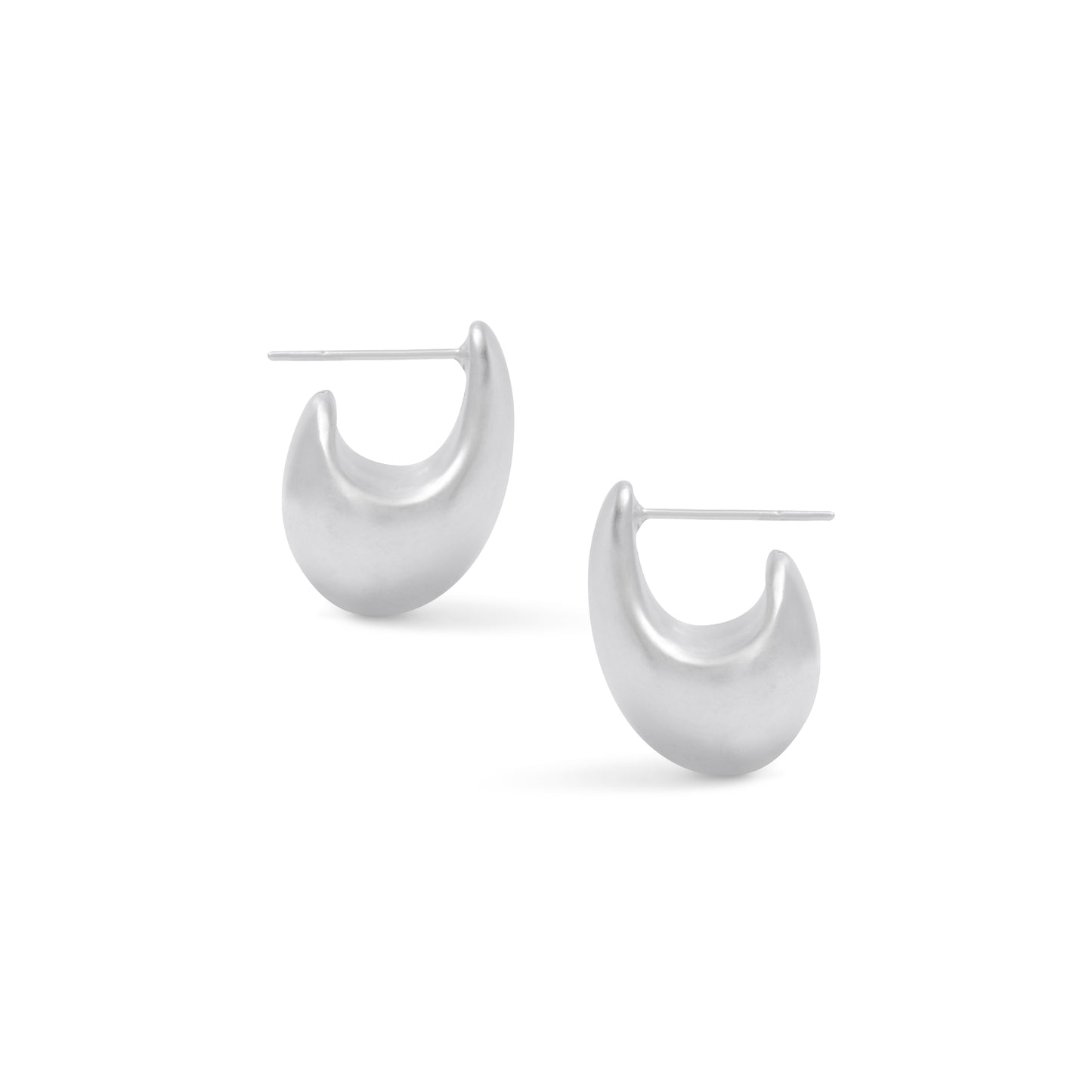 Boucles d'oreilles créoles croix
