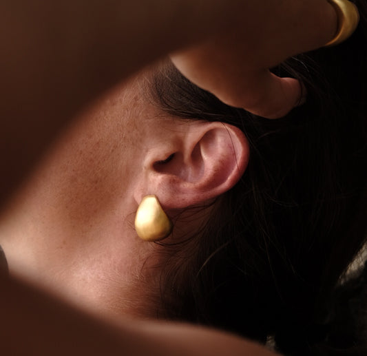 Boucles d'oreilles créoles croix
