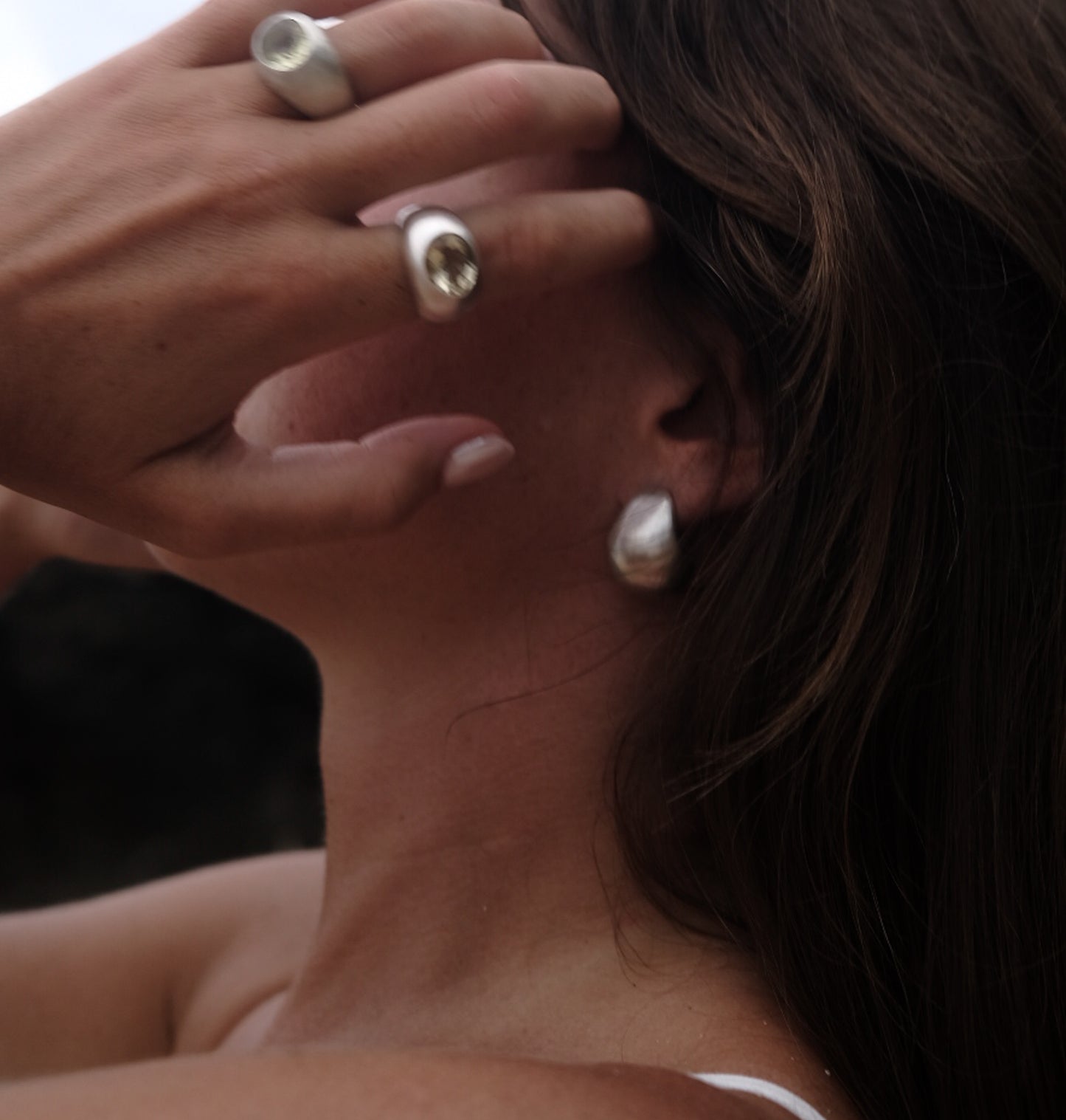 Boucles d'oreilles créoles croix