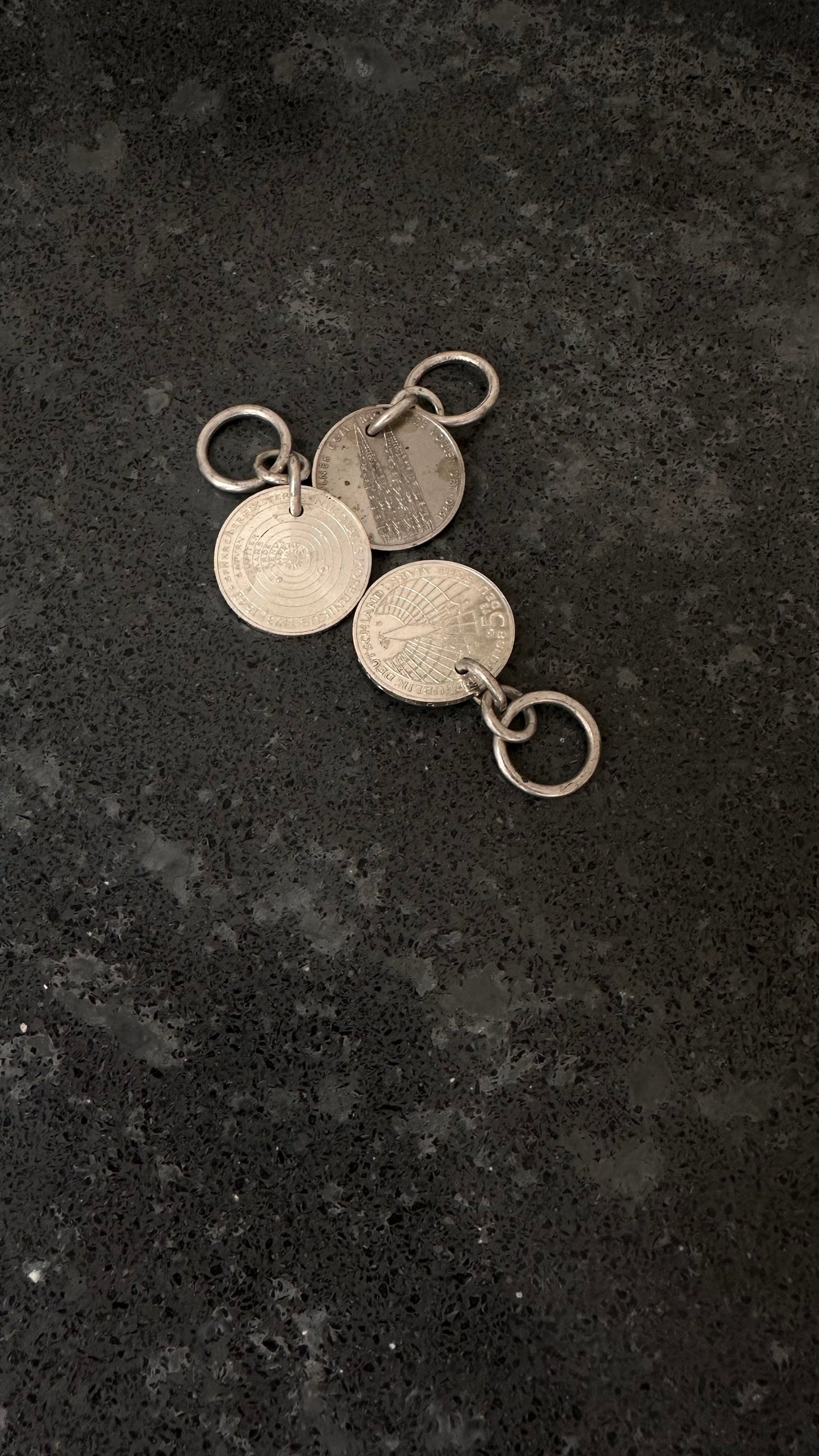 Key-Holder Vintage 5DM silver coin “Copernicus”