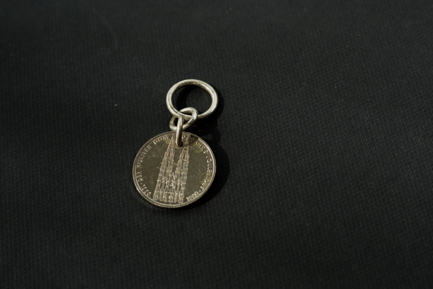 Key-Holder Vintage 5DM Silver Coin “Cologne Cathedral”